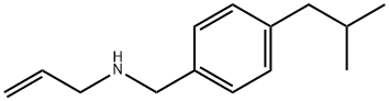 {[4-(2-methylpropyl)phenyl]methyl}(prop-2-en-1-yl)amine Struktur