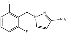 1-[(2,6-difluorophenyl)methyl]-1H-pyrazol-3-amine Struktur