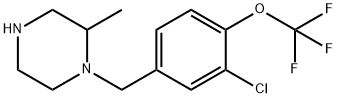 1-{[3-chloro-4-(trifluoromethoxy)phenyl]methyl}-2-methylpiperazine, 1240573-38-9, 結(jié)構(gòu)式