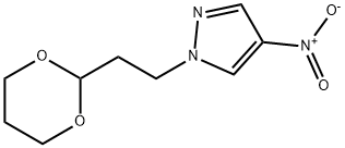 1-[2-(1,3-dioxan-2-yl)ethyl]-4-nitro-1H-pyrazole Struktur