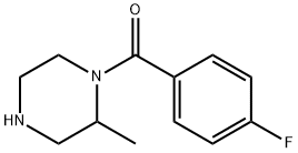 1-(4-fluorobenzoyl)-2-methylpiperazine, 1240577-12-1, 結(jié)構(gòu)式