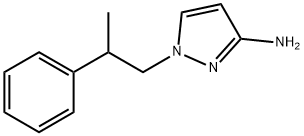 1-(2-phenylpropyl)-1H-pyrazol-3-amine Struktur