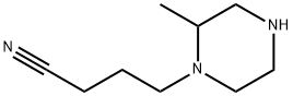 4-(2-methylpiperazin-1-yl)butanenitrile Struktur