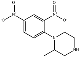 1-(2,4-dinitrophenyl)-2-methylpiperazine Struktur