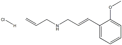 [(2E)-3-(2-methoxyphenyl)prop-2-en-1-yl](prop-2-en-1-yl)amine hydrochloride Struktur