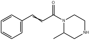 (2E)-1-(2-methylpiperazin-1-yl)-3-phenylprop-2-en-1-one Struktur