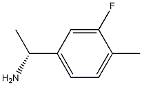 (1R)-1-(3-FLUORO-4-METHYLPHENYL)ETHYLAMINE Struktur