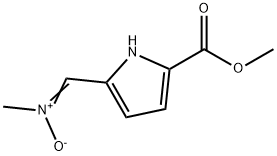 5-[(Hydroxy-methyl-amino)-methyl]-1H-pyrrole-2-carboxylic acid methyl ester Struktur