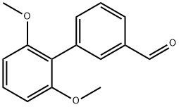 2,6-DIMETHOXY-[1,1-BIPHENYL]-3-CARBALDEHYDE Struktur