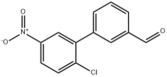 2-CHLORO-5-NITRO-[1,1-BIPHENYL]-3-CARBALDEHYDE Struktur