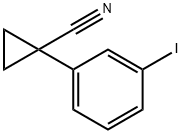 1-(3-IODOPHENYL)CYCLOPROPANECARBONITRILE Struktur