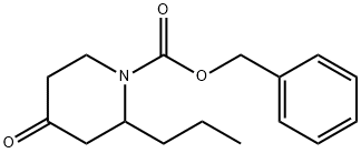 BENZYL 4-OXO-2-PROPYLPIPERIDINE-1-CARBOXYLATE Struktur