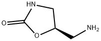 (5R)-5-(AMINOMETHYL)-1,3-OXAZOLIDIN-2-ONE Struktur