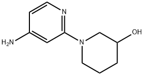 1-(4-aminopyridin-2-yl)piperidin-3-ol Struktur