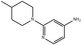 2-(4-methylpiperidin-1-yl)pyridin-4-amine Struktur