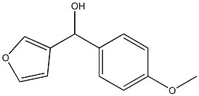 FURAN-3-YL(4-METHOXYPHENYL)METHANOL Struktur