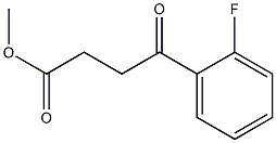 METHYL 4-(2-FLUOROPHENYL)-4-OXOBUTANOATE Struktur