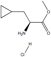 R-3-Cyclopropylalanine methyl ester hydrochloride Struktur