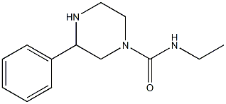 N-ethyl-3-phenylpiperazine-1-carboxamide Struktur