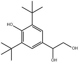 1-(3,5-Di-tert-butyl-4-hydroxyphenyl)-1,2-ethanediol Struktur