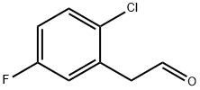 2-(2-CHLORO-5-FLUOROPHENYL)ACETALDEHYDE Struktur