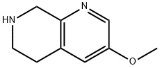 3-methoxy-5,6,7,8-tetrahydro-1,7-naphthyridine Struktur