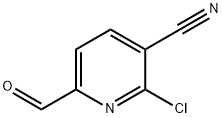 2-Chloro-6-formyl-nicotinonitrile Struktur