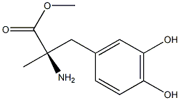 3-hydroxy-a-methyl- D-Tyrosine methyl ester Struktur