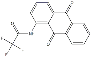 Acetamide, N-(9,10-dihydro-9,10-dioxo-1-anthracenyl)-2,2,2-trifluoro- Struktur