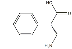 (S)-3-(p-Methylphenyl)-beta-alanine Struktur