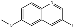 3-Iodo-6-methoxyquinoline Struktur