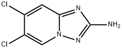 6,7-dichloro-[1,2,4]triazolo[1,5-a]pyridin-2-amine Struktur