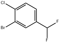 2-Bromo-1-chloro-4-(difluoromethyl)benzene Struktur