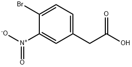 2-(4-BROMO-3-NITROPHENYL)ACETIC ACID Struktur