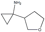 1-(oxolan-3-yl)cyclopropan-1-amine Struktur