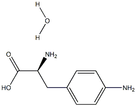 DL-4-amino- Phenylalanine, hydrate Struktur