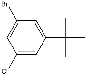 1-bromo-3-tert-butyl-5-chlorobenzene Struktur