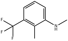 Methyl-(2-methyl-3-trifluoromethyl-phenyl)-amine Struktur