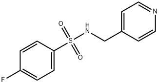 Benzenesulfonamide, 4-fluoro-N-(4-pyridinylmethyl)-|