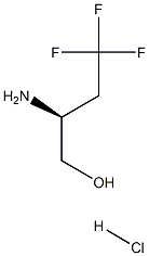 (2S)-2-amino-4,4,4-trifluorobutan-1-ol HCl Struktur