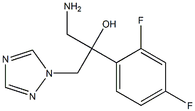 1-AMINO-2-(2,4-DIFLUOROPHENYL)-3-(1H-1,2,4-TRIAZOL-1-YL)PROPANE-2-OL Struktur