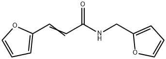 (E)-3-(furan-2-yl)-N-(furan-2-ylmethyl)prop-2-enamide Struktur