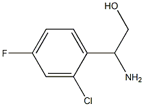 2-AMINO-2-(2-CHLORO-4-FLUOROPHENYL)ETHAN-1-OL Struktur