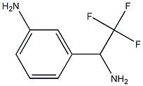 3-(1-AMINO-2,2,2-TRIFLUOROETHYL)ANILINE Struktur