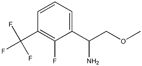 1-[2-FLUORO-3-(TRIFLUOROMETHYL)PHENYL]-2-METHOXYETHAN-1-AMINE Struktur