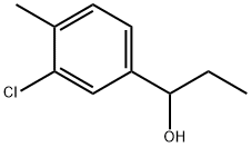 1-(3-chloro-4-methylphenyl)propan-1-ol Struktur