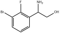 2-AMINO-2-(3-BROMO-2-FLUOROPHENYL)ETHAN-1-OL Struktur