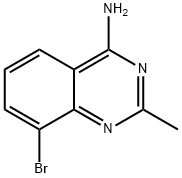 8-BROMO-2-METHYLQUINAZOLIN-4-AMINE Struktur