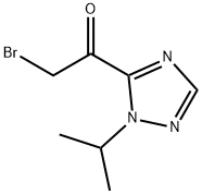 2-BROMO-1-(1-ISOPROPYL-1H-1,2,4-TRIAZOL-5-YL)ETHANONE Struktur