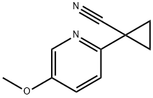 1-(5-METHOXYPYRIDIN-2-YL)CYCLOPROPANECARBONITRILE Struktur